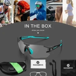 Adaptive Cycling Goggles with Complete UV Protection