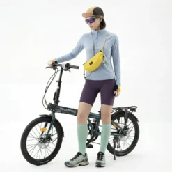 Banana Bike Handlebar Bag, Lightweight Crossbody Cycling Bag 1.8L