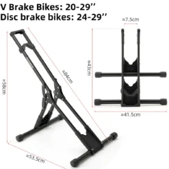 Bike Floor Stand – Indoor Bike Storage Rack for 20-29 Inch Bikes