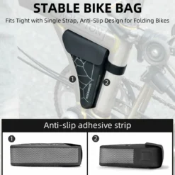 Bike Frame Storage Bag, Waterproof Bicycle Triangle Pouch