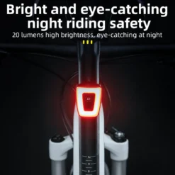 Bike Helmet Warning Tail Light USB