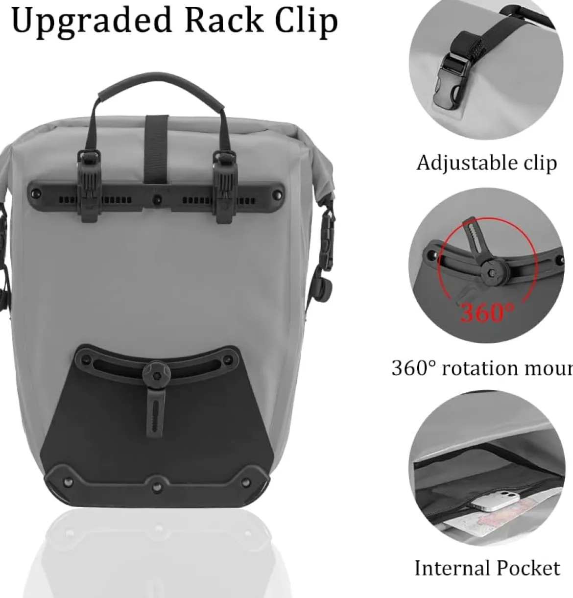 Bike Pannier Waterproof for Rear Rack