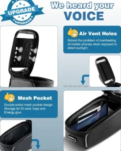 Bike Phone Bag for Secure Riding and Easy Access