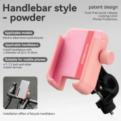 Bike Phone Holder Half Wrap Anti-Overload for 4.7-7.2''