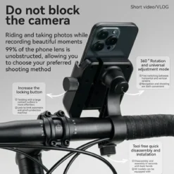 Bike Phone Holder Half Wrap Anti-Overload for 4.7-7.2''
