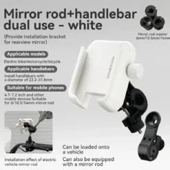 Bike Phone Holder Half Wrap Anti-Overload for 4.7-7.2''