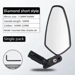 Bike Rear View Mirror 360 Rotatable 1pc