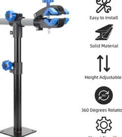 Bike Repair Stand Wall Workbench Mount Rack Height Adjustable