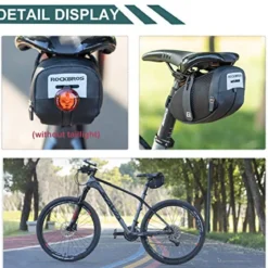 Bike Saddle Bag Strap-on Cycling Wedge Pack 0.75L