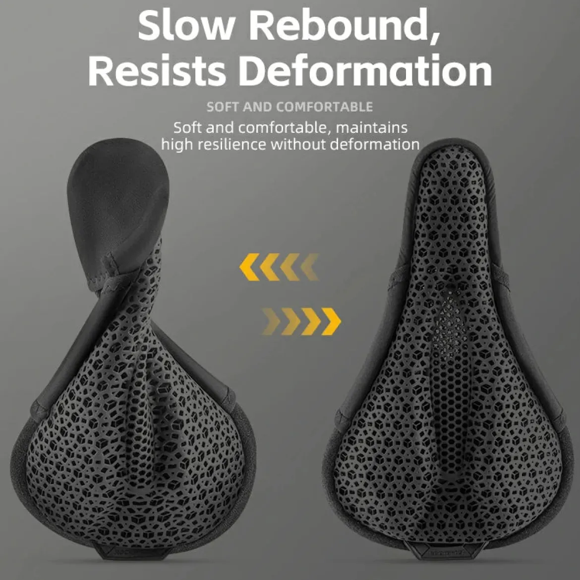 Bike Seat Cover 3D Printed Shock Absorption Cushion Pad