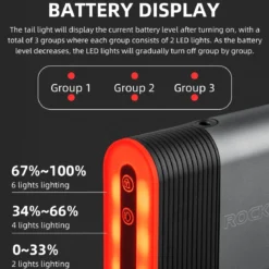 Bluetooth Lock Light Brake Sense Diurnal Light
