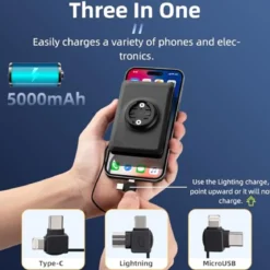 Built-in Power Bank 150LM USB