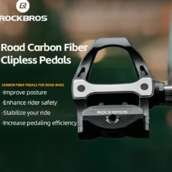 Carbon Fiber SPD Clipless Pedals for Road Bikes 9/16''