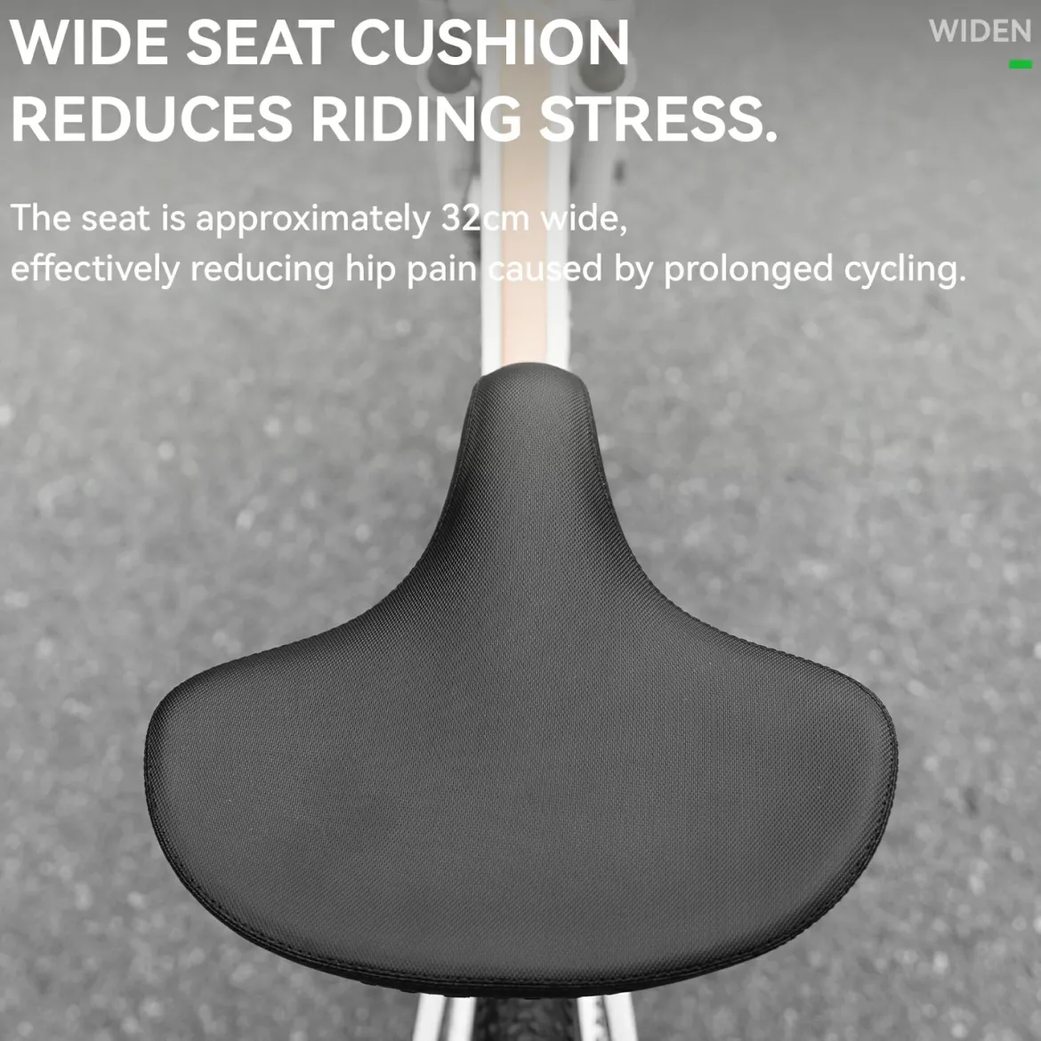 Comfort Bike Seat Cushion Extra Wide and Thick