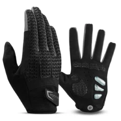 Cycling Gloves Full Finger with Gel Padded Shock Absorbing