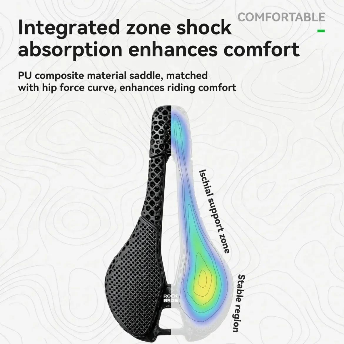 3D Print Bike Saddle 145mm Carbon Seat