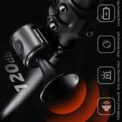 Electric Bike Horn 120dB IPX4 Waterproof for Ebike Scooter