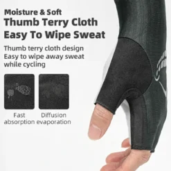 Half Finger Bike Padded Cycling Gloves