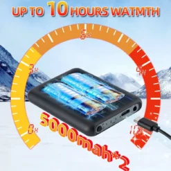 Heated Socks Rechargeable Up to 8 Hours 5000mAh Winter Foot Warmers Electric Socks