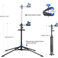 Height-Adjustable Bike Repair Stand for Home Maintenance