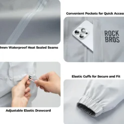 Long Raincoat Waterproof Poncho Jackets