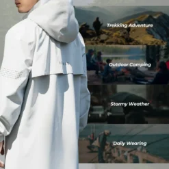 Long Raincoat Waterproof Poncho Jackets