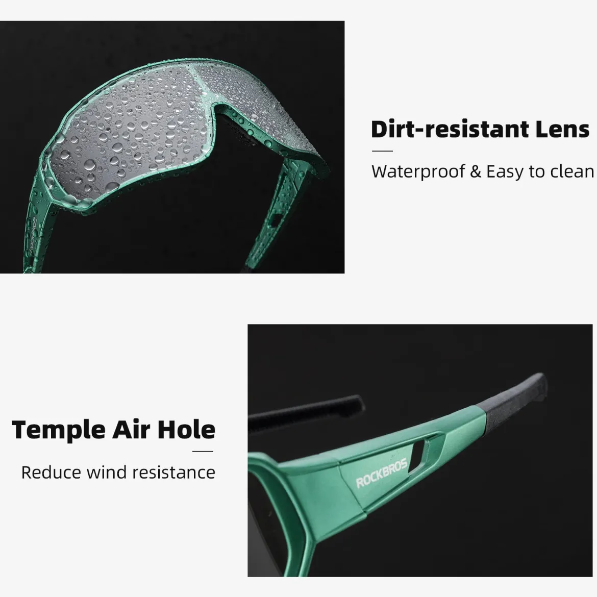 Low Wind Resistance Photochromic Sunglasses