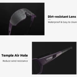 Low Wind Resistance Photochromic Sunglasses