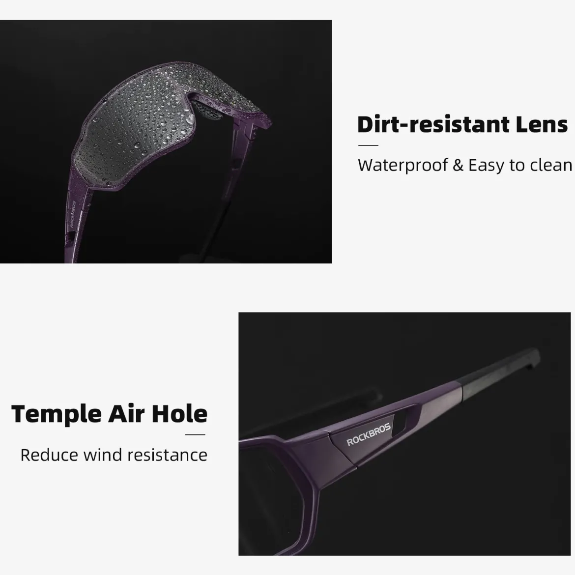 Low Wind Resistance Photochromic Sunglasses