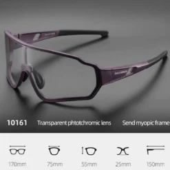 Low Wind Resistance Photochromic Sunglasses