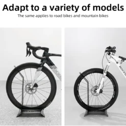 L-Shaped Carbon Steel Floor Rack for Multi-Bike Storage