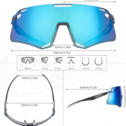 Men's Anti-Blue Light MTB Cycling Sunglasses