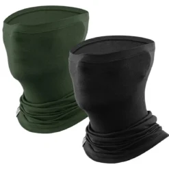 Merino Wool Thermal Neck Gaiter Face Mask for Men Women