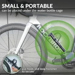 Mini Bike Pump with 8-in-1 Ratchet Tool 80 PSI