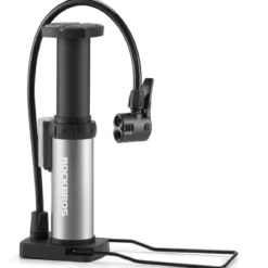 Mini Portable Aluminum Bike Floor Pump with Presta and Schrader 100PSI