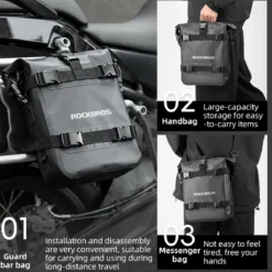 Motorcycle Guard Bar Side Bag