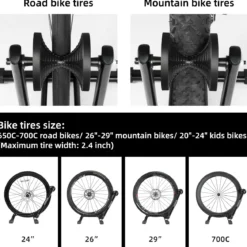One-Second Foldable Push-In Bike Stand for 20