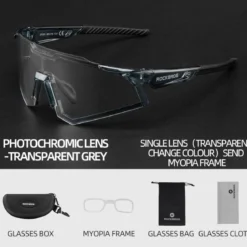 Photochromic Cycling Goggles for Road and MTB