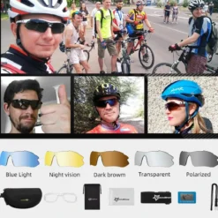 Polarized Sports Sunglasses for Cycling