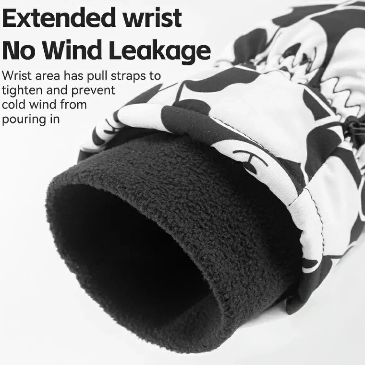 Qunature Children's Warm Ski Gloves Windproof Waterproof Insulated