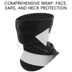 Qunature Double Fleece Warmth Face Neck Integrated Ultra-Comfort