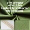 Qunature 3-in-1 Waterproof Raincoat Canopy Floor Mat Lightweight Portable