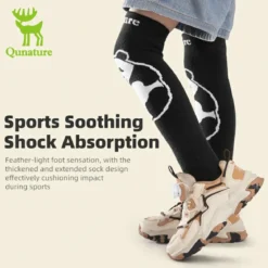 Qunature Kids Panda Ski Socks | Heat Retaining Winter Warmth