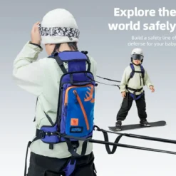 Qunature Kids’ Ski Training Backpack With Traction Rope-H53