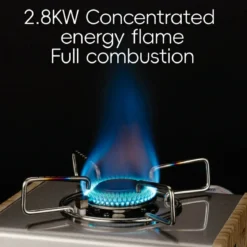 Qunature Mini Cassette Stove with 2.8KW Flame Magnetic Gas Tank Portable Design