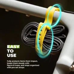 Qunature 2-Pack Heavy-Duty Gear Strap with TPU Polyether for Bikepacking