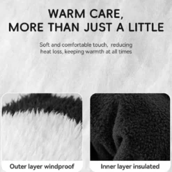 Qunature Panda Ski Gloves | Secure Grip & Warmth for Families