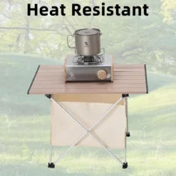 Qunature Ultralight Folding Camping Table with Storage Bag
