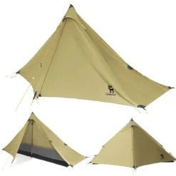 Qunature Ultralight Tent Rodless Rainproof Easy Setup for Outdoor Camping