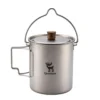 Qunature Ultralight Titanium Camping Mug 750 ml